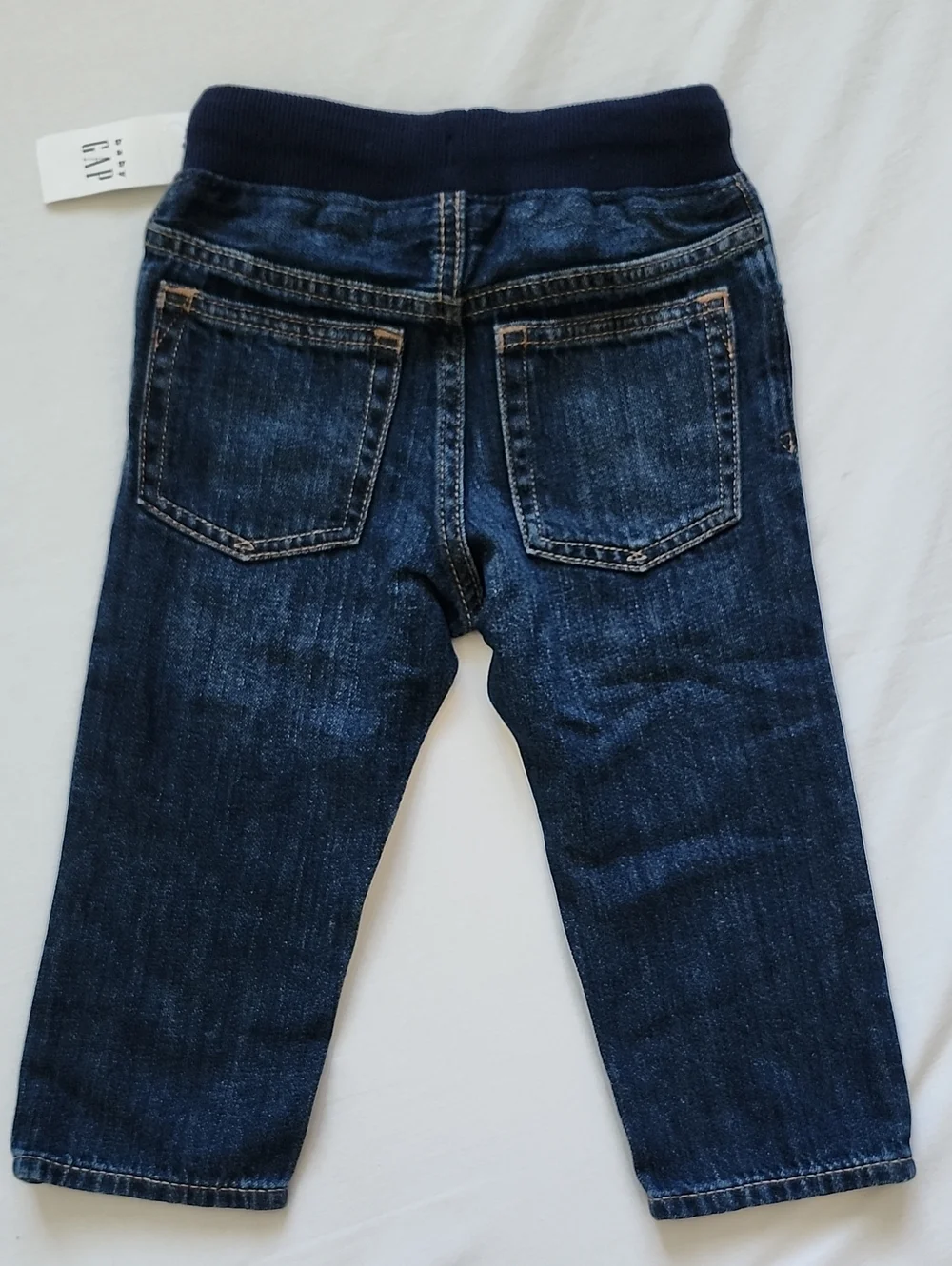NWT babyGap Boys Rib Waist Pull-On Slim Jeans 18-24M